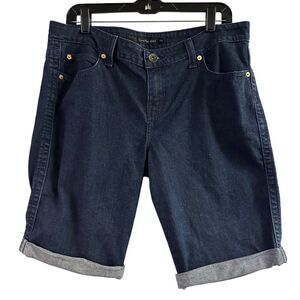 Calvin Klein Blue Denim Shorts Size 14